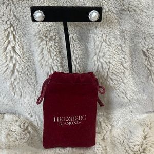 Helzberg Diamonds freshwater pearl earrings